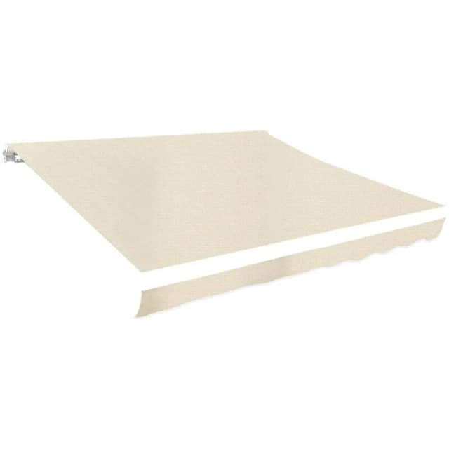 vidaXL Awning Top Sunshade Canvas Cream 4 x 3m Canopy Replacement Canvas Top