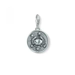 Ladies Thomas Sabo Sterling Silver Charm Club Zodiac Sign Cancer Charm