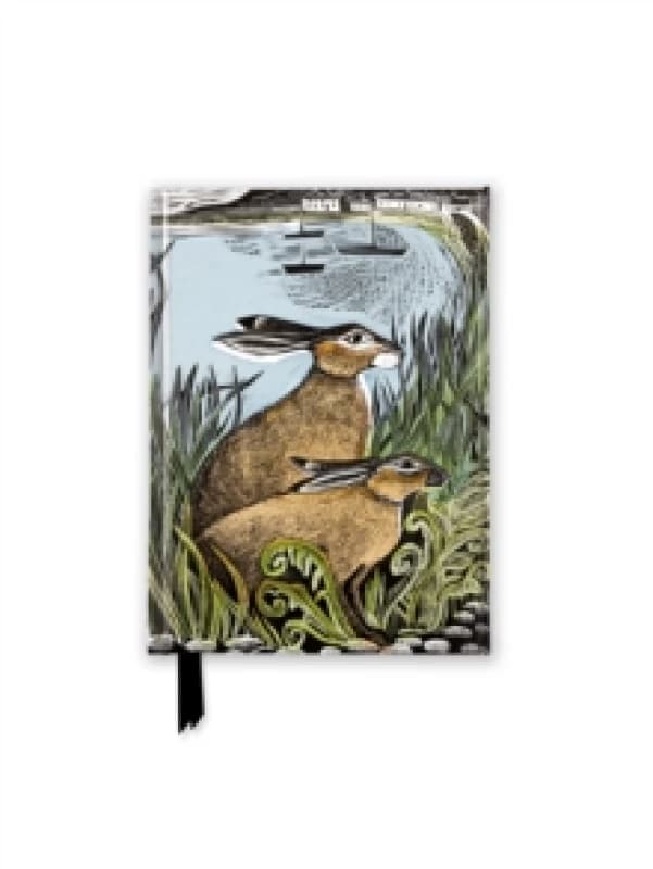 Angela Harding: Rathlin Hares (Foiled Pocket Journal) Notebook / blank book
