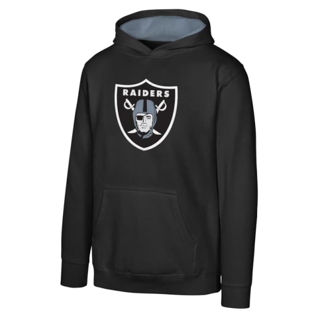 NFL Kids Licensed Performance Hoodie LV Raiders male 9-10 (M)