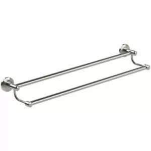 Miller Oslo Double Towel Rail Polished Nickel