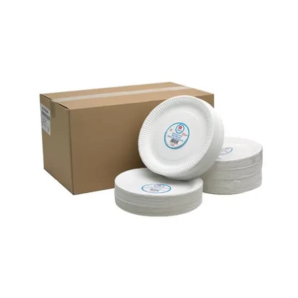 Paper Plates 9" - White (100 Pack)