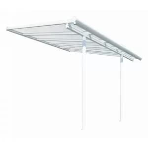 Palram Sierra Patio Cover 3m x 3.05m - White Clear