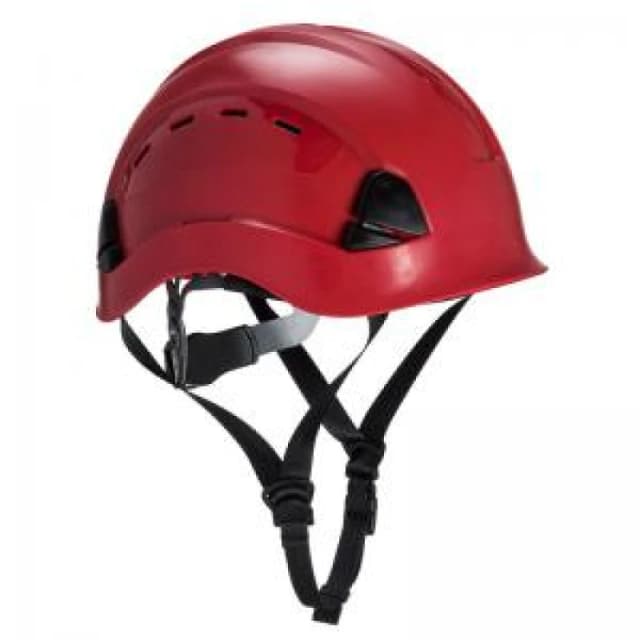 Portwest Height Endurance Mountaineer Helmet PS73RER Colour: Red