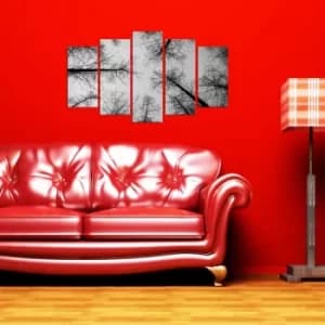 5MX-23 Multicolor Decorative MDF Painting (5 Pieces)