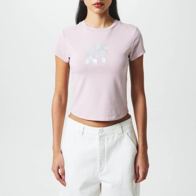 DKNY Logo Baby Tee - Pink Pink 8