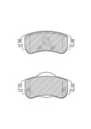 Ferodo FDB4336 Brake Pad Set Front Axle Premier Car