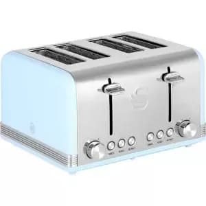 Swan Retro ST19020BLN 4 Slice Toaster