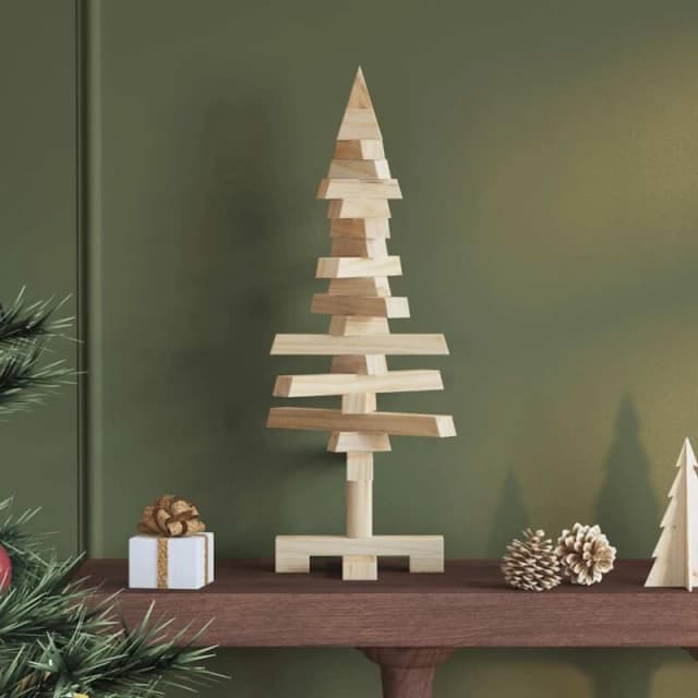 VIDAXL Vidaxl - Wooden Christmas Tree for Decoration 60cm Solid Wood Pine 357993