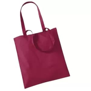 Westford Mill Promo Bag For Life - 10 Litres (Pack Of 2) (One Size) (Cranberry)