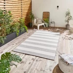 Santa Monica Indoor Outdoor Rug Grey/Beige