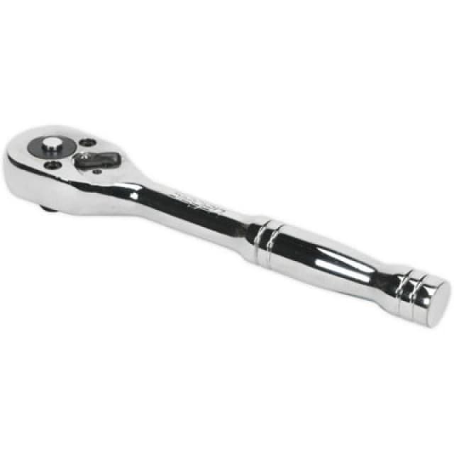 Loops 45-Tooth Flip Reverse Ratchet Wrench - 1/4" Sq Drive - Pear Head Design Multi