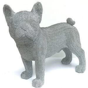 Silver Art French Bulldog Standing By Leonardo