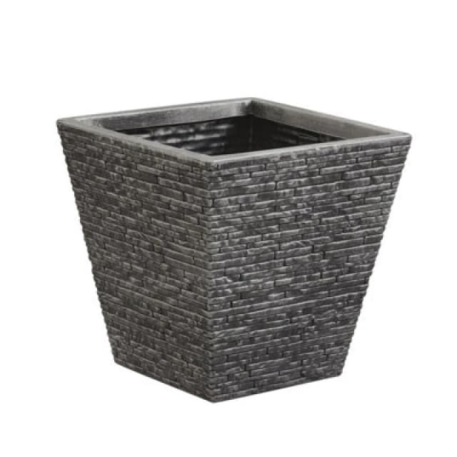 Strata Small Flared Brick Effect Planter