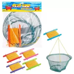 Crab Drop Net with Metal Rings and Handle