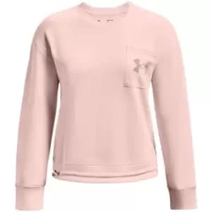 Under Armour Armour Rival Fleece Crew Sweater Womens - Pink
