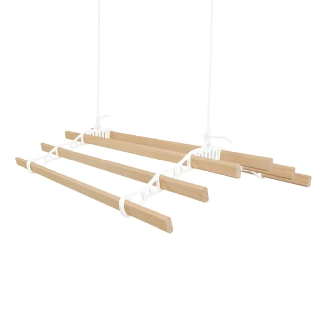 Monstershop Clothing Airer Ceiling Pulley - White - 0.9m White