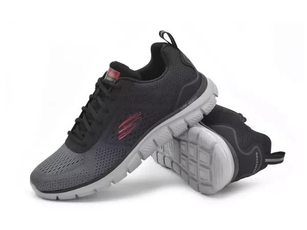 Skechers Track - Ripkent Trainers Runners 6 (39.5) Grey 12253602260