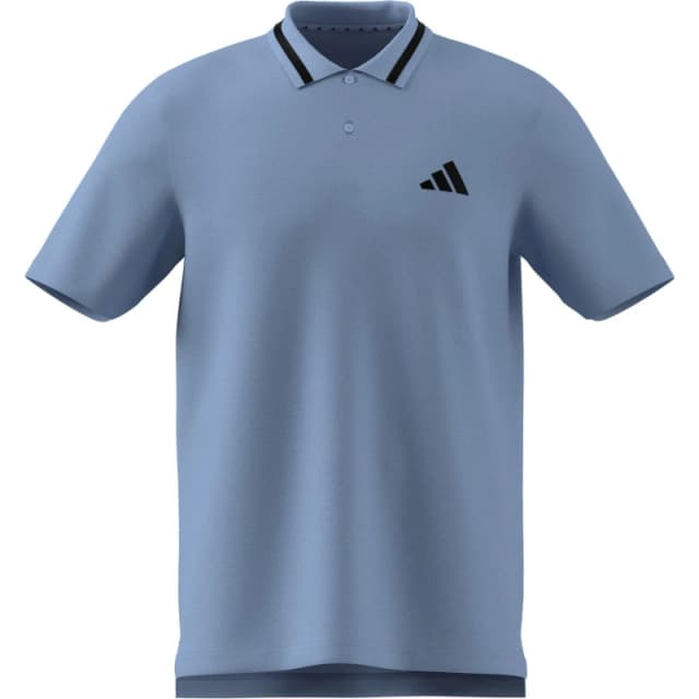 adidas Essentials Mens Cotton 3-Stripes Polo Shirt Short Sleeve Polos S Blue 54300219350