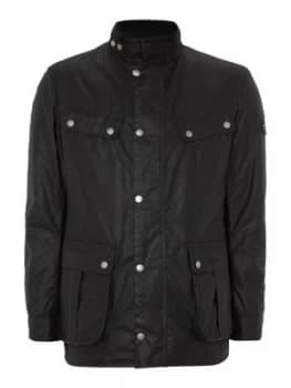 Mens Barbour Wax International Duke Jacket Black