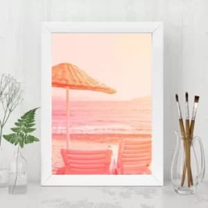 BC12512935811 Multicolor Decorative Framed MDF Painting