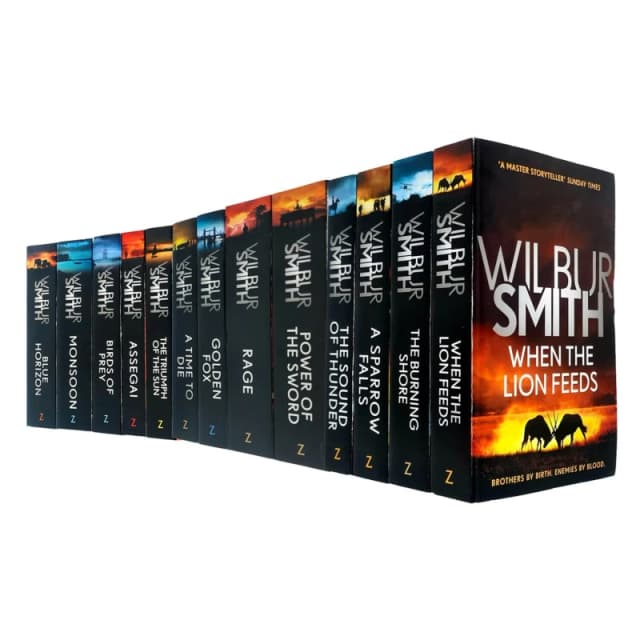 The Courtney Series 1-13 Books Collection Set By Wilbur Smith (A Time to Die) Paperback Wilbur Smith Books