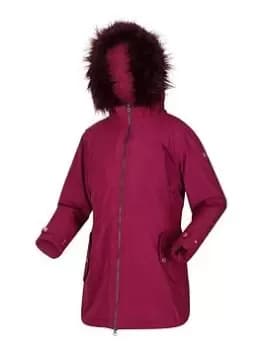 Boys, Regatta Kids Abbettina Waterproof Parka, Raspberry, Size 11-12 Years