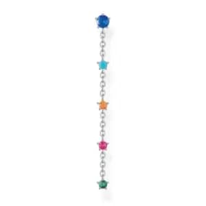THOMAS SABO Silver Colourful Stones Single Drop Earring