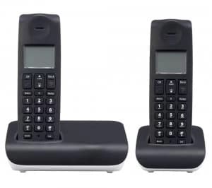 Essentials C2DECT11 Cordless Phone Twin Handsets