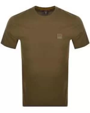 Hugo Boss Tales 1 Chest Logo T-Shirt Brown Size S Men