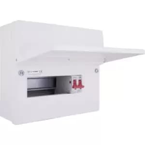 British General Metal Consumer Unit 9 Module 7 Way Unpopulated CFUSW07-01
