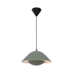 Freya Dome Pendant Ceiling Light Dusty green E27