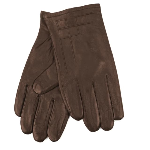 Eastern Counties Leather Mens Leather Gloves in Brown Size: Small Brown Male S