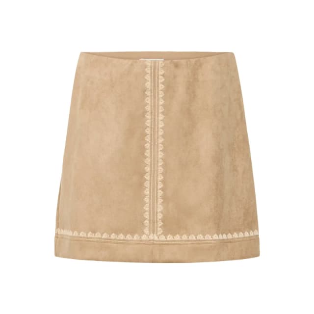 Ichi Womens skirt Ichi Effano Beige Female 34