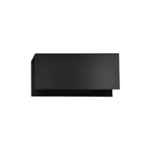 Tolos Black Flush Wall Lamp 1x E27