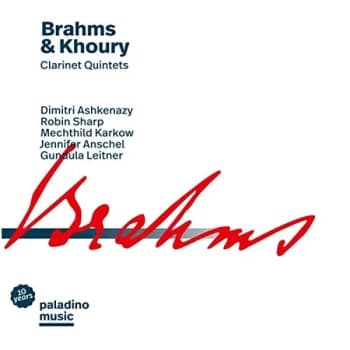 Dimitri Ashkenazy - Brahms & Khoury: Clarinet Quintets CD