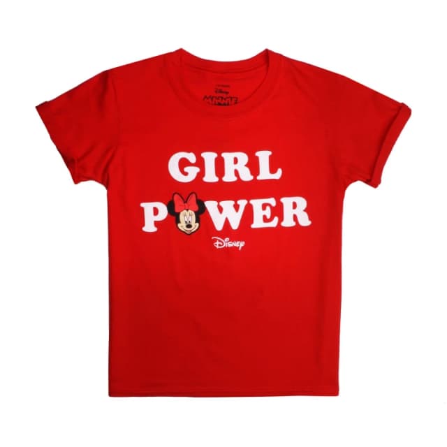 Disney Kids Regular Fit T-Shirt Red female 9-10 Yrs