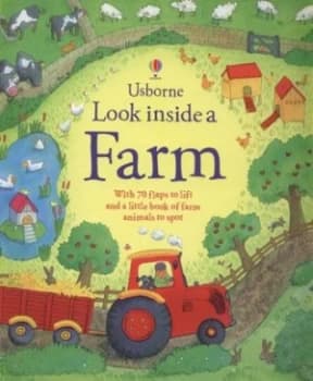 Usborne Look inside a Farm by Katie Daynes and Simone Abel and Jane Chisholm Hardback