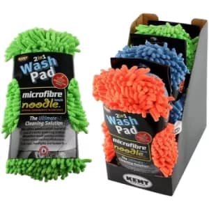 Kent Car Care 2 in 1 Microfibre Noodle Wash Mitt (Pack Of 3)