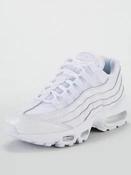Nike Air Max 95 - White/White, Size 5, Women