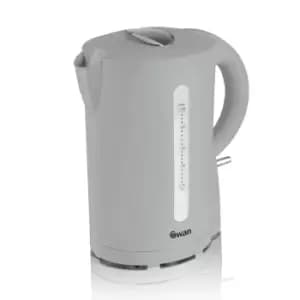 Swan SK18121GRYN 1.7L Cordless Jug Kettle - Grey