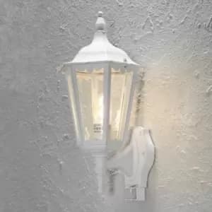 Firenze Outdoor Classic Large Lantern Up Light PIR White, IP44