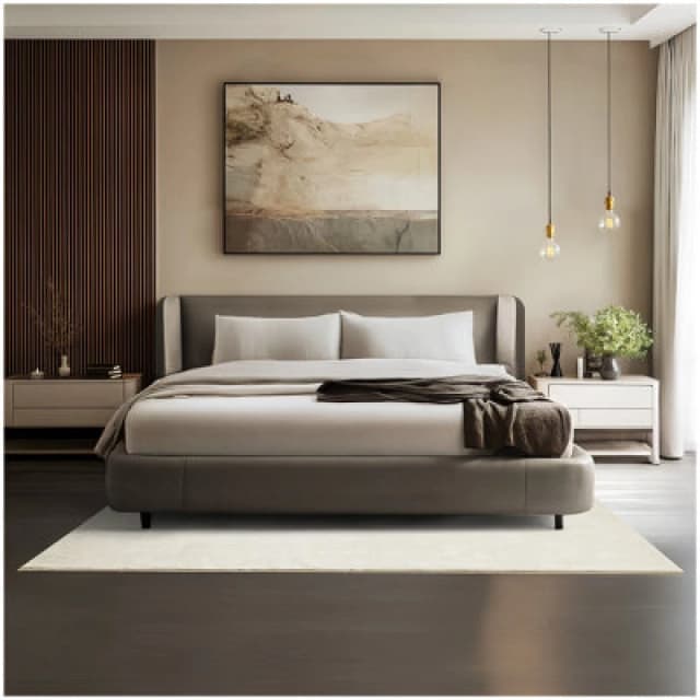 Tectake Rug Zonelle - Short Pile And Ultra-Soft, Rectangular Or Round 140 X 200 Cm - Cream