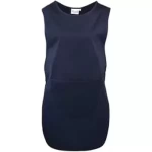 Premier Ladies/Womens Long Length Pocket Tabard / Workwear (L) (Navy) - Navy