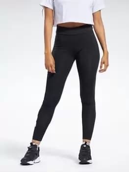 Reebok Classics Logo Leggings, Black Size M Women