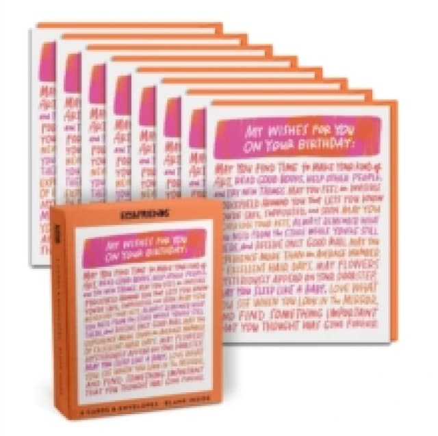 Em & Friends Wishes for You Boxed Greeting Cards, Box of 8 Single Birthday Cards Cards