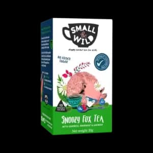 Small & Wild Snoozy Fox Tea with Camomile, Spearmint & Lavender - 15 Bags