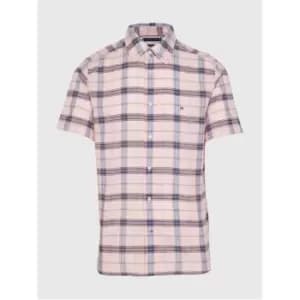 Tommy Hilfiger Co/Li Tonal Check Rf Shirt S/S - Pink