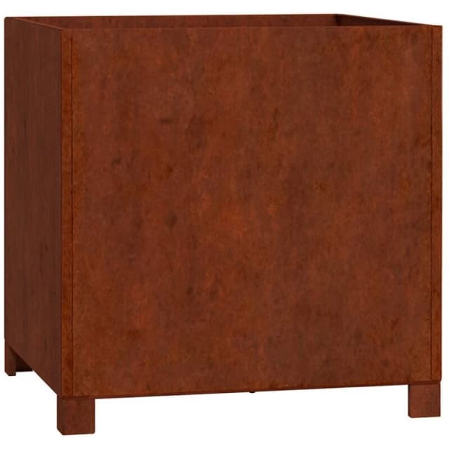 VIDAXL Planter with Legs Rusty 49x47x50cm Corten Steel vidaXL 823682