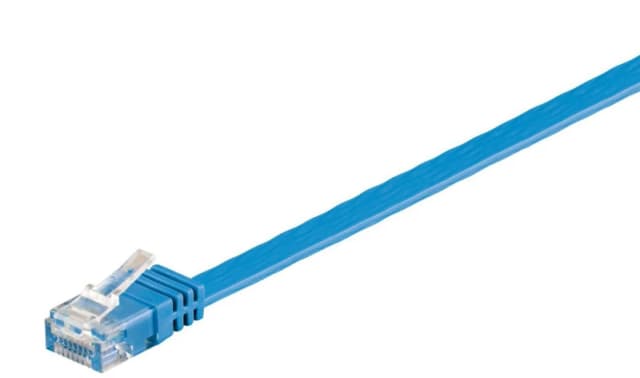 Microconnect V-UTP601B-FLAT networking cable Blue 1m Cat6 U/UTP (UTP)